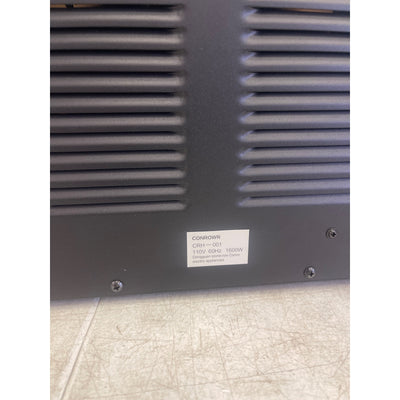 Conrowr Electric Space Heater, Light-Up Fireplace Affect,, 110 V Portable, Black