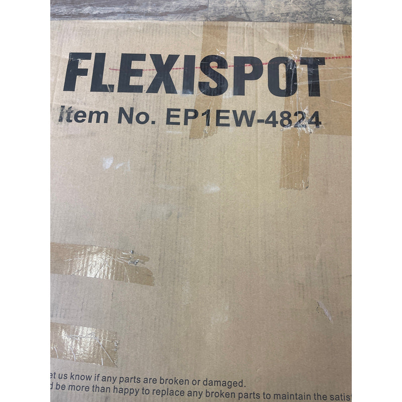 FLEXISPOT Standing Desk Electric Stand Up Desk White 24"D x 48"W x 28"H EP1EW