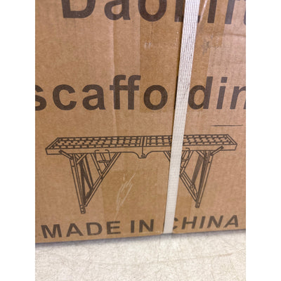 DaoLift 62.99"x9.84" Carbon Steel Scaffolding Platform Work Bench 660 LBS