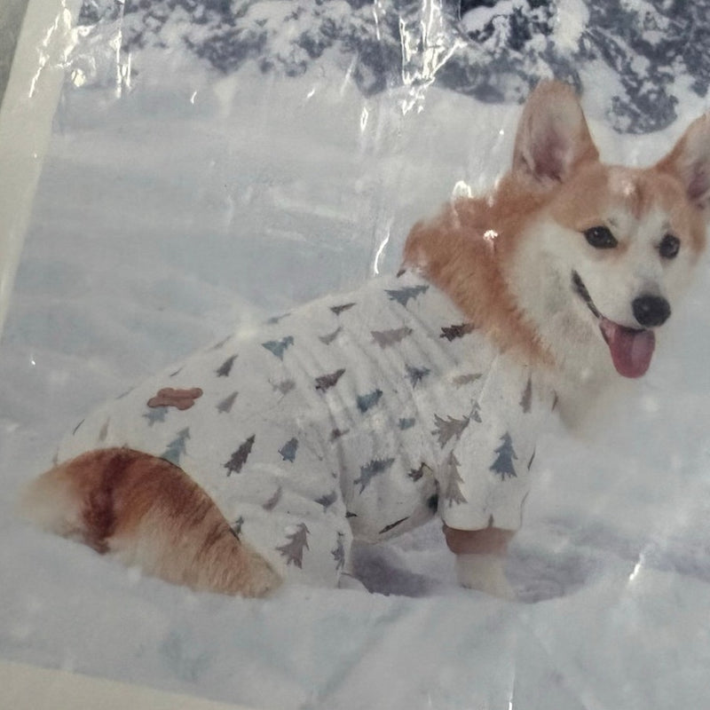 Koolaburra by UGG Pet Jayla Pajama Shirt for Dog 20-21" Collar Tree Design - XL