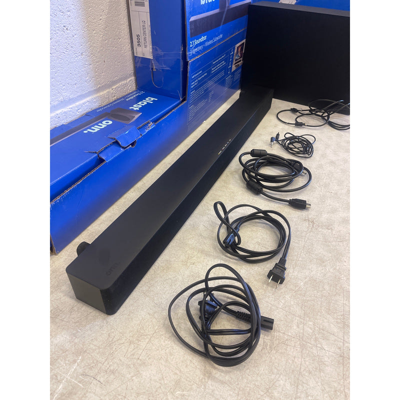 Onn. 32" 2.1 Soundbar with 2 Speakers & Wireless Subwoofer, Bluetooth, 480 Watt