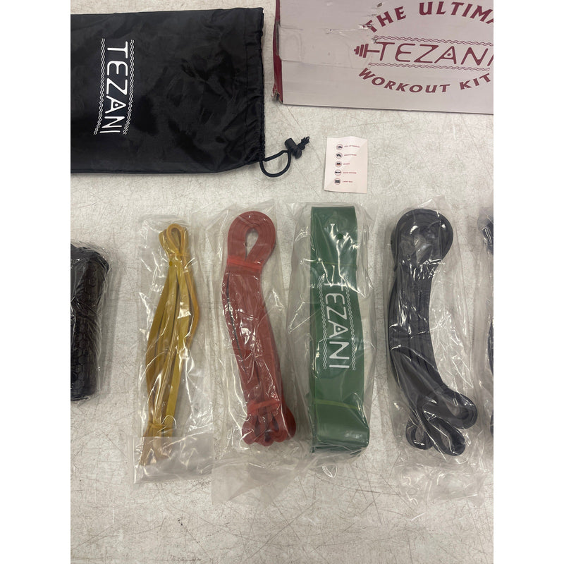 Pull Up Handles & Pull Up Assist Resistance Band Set for Exercise & Workout