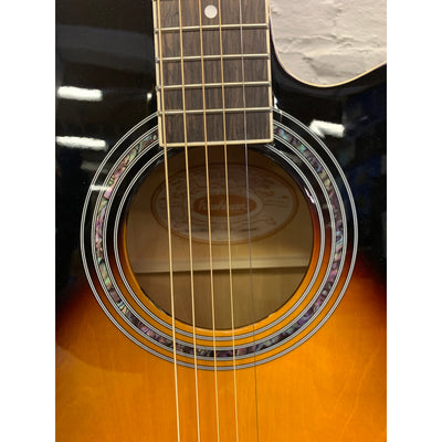 DAMAGED Washburn WA90CE Dreadnought Acoustic-Electric Guitar Vintage