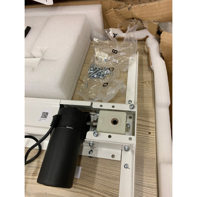 FLEXISPOT Electric Standing Adjustable Desk 48" x 24" Brown/White MISSING SCREWS