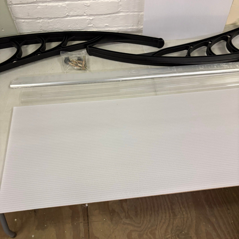 40" x 40" VINGLI Window Awning Door Canopy Exterior, Awning Door Polycarbonate