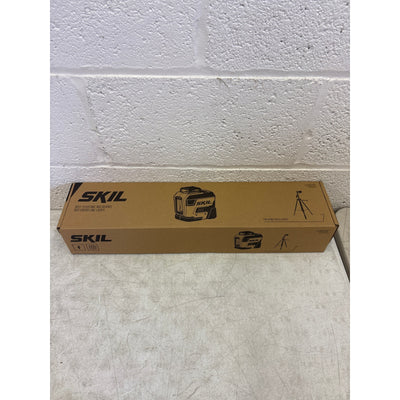 SKIL 65' Cross Line Laser Level, Rechargeable with Tripod 360° Red Self-Leveling