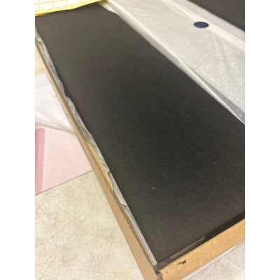 DECORITA Shiplap Felt Wall Panels 23-SqFt Interior Wall Decor, Black 24pcs