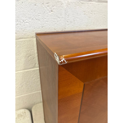 Tribesigns Wood End Table Narrow Side Table Nightstand w 2 Drawers Brown DETAILS