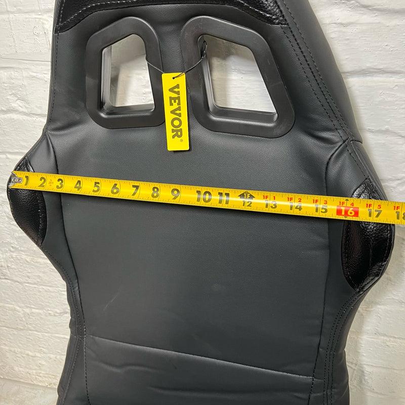 NEW VEVOR Simulator Racing Seat Black Leather Adjustable Folding, MANY AVAILABLE