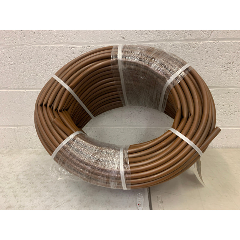 DIG  Brown Blank Poly Tubing for Drip Irrigation B37-700B 1/2in 500 FEET LONG