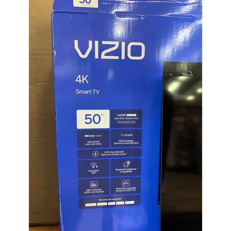 VIZIO 50" Television Class 4K LED HDR Smart TV - V4K50C-080, NO STAND