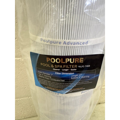 POOLPURE Filter Replacement, Cleans 115 sq.ft Pool Cartridge Filter C-7468