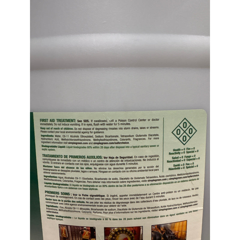Simple Green Industrial Cleaner & Degreaser, Concentrated, 55 gal Drum 13008