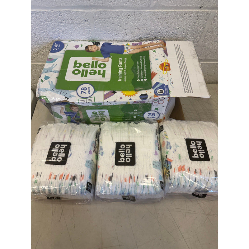 Hello Bello Training Pants (3T-4T) 78 Count Bedtime Stories & Space Travelers