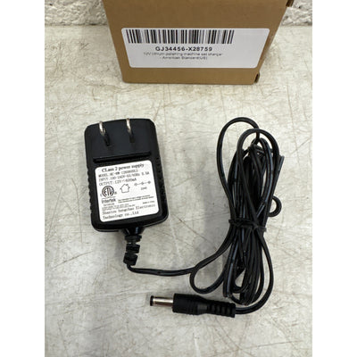 12V AC/DC Adapter Input: 100V-240V, 50/60 Hz Class 2 Power Supply, Charger