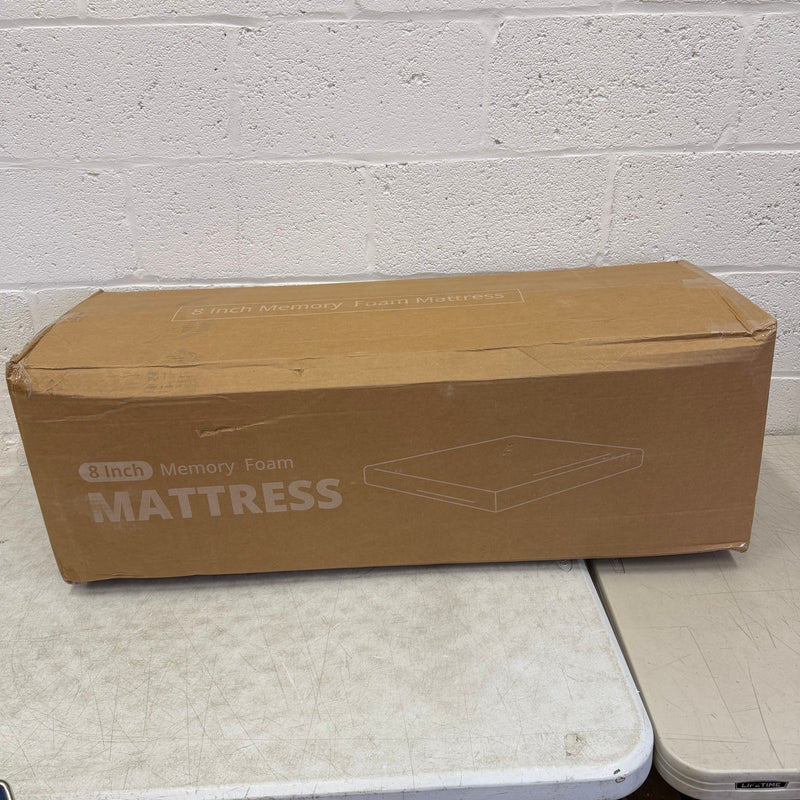 8" Green Tea Memory Foam Mattress (Full Size) Medium Firm w/ Removable Cover