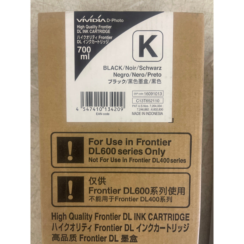 SEALED FujiFilm 16091013 Black Ink 700ml C13T652110