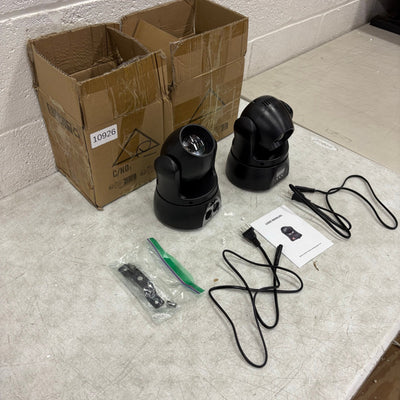 PACK-OF-2 U`King 40W LED Moving Head Light RGBW Beam Lights DMX Sound Activated