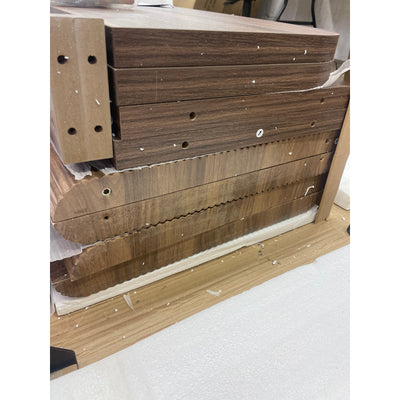 Tribesigns 62.2" Wood Executive Desk Simple Rectangular Computer Table Brown