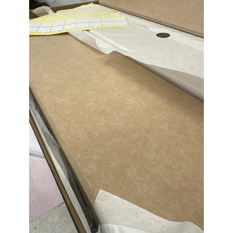 DECORITA Shiplap Felt Wall Panels 23-SqFt Interior Wall Decor, Camel /Tan 24pcs