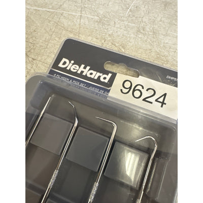 DieHard Hook & Pick Set 4 Piece Straight, Angled, 90 Degree & Full Hook DHP55325