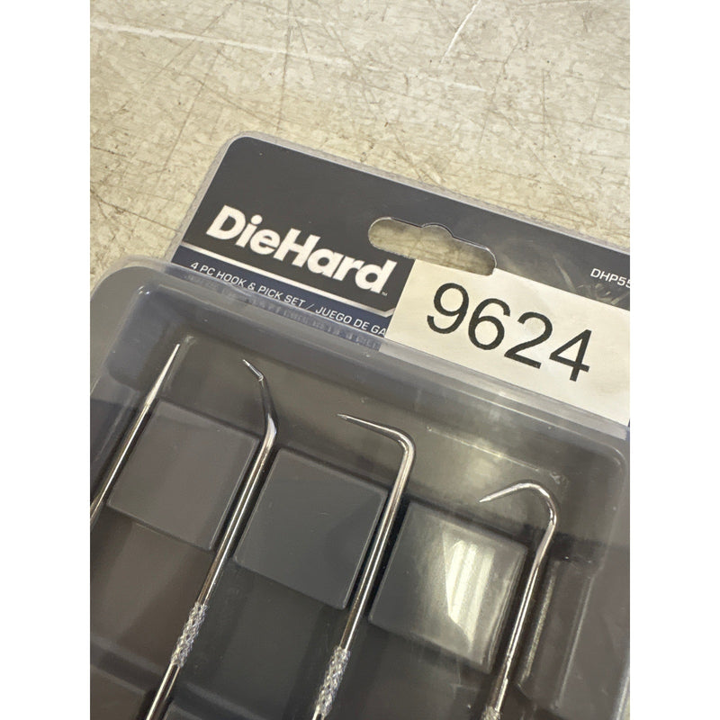 DieHard Hook & Pick Set 4 Piece Straight, Angled, 90 Degree & Full Hook DHP55325