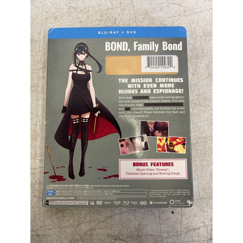Crunchyroll SPY x FAMILY: Season 1 Part 2 - Blu-ray + DVD - Bonus Features
