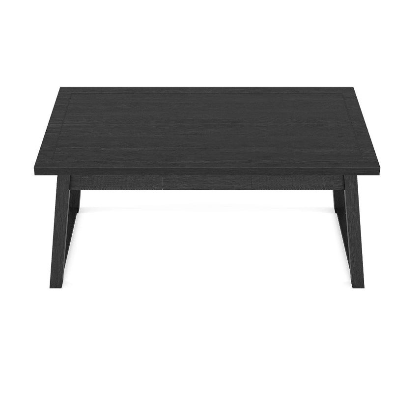 Tribesigns 55" Wood Computer Desk, Modern Study Writing Table with Drawer Black