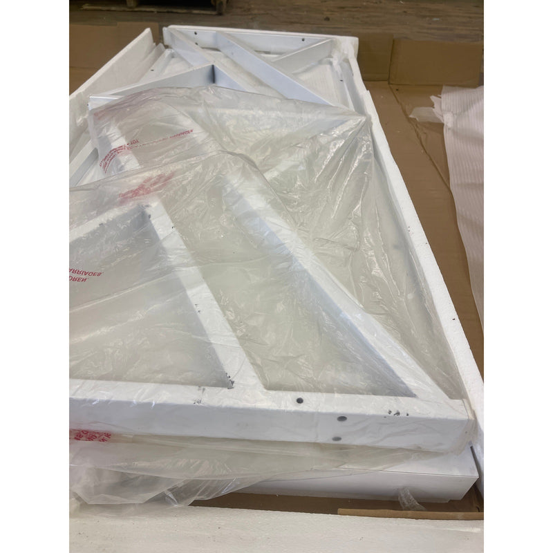 Tribesigns Heavy-Duty Computer Desk 55" Study Desk Writing Table White READ
