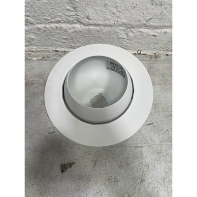 (Lot of 4) HALO 6 in. White Recessed Ceiling Light Trim with Adjustable Eyeball