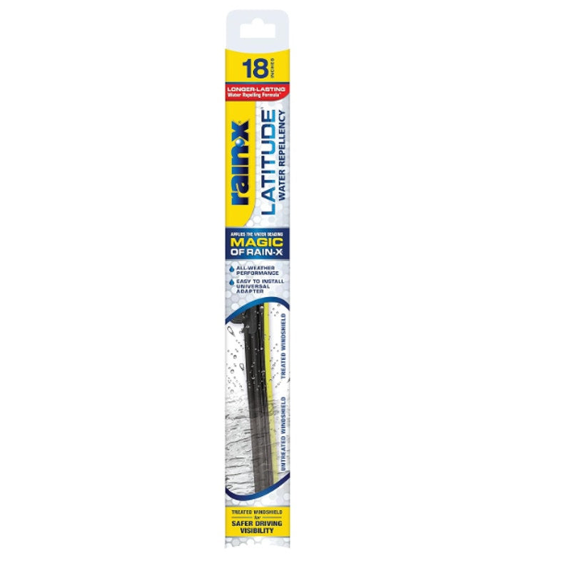 Rain-X 5079275-2 Latitude 2-In-1 Water Repellent Wiper Blades, 18 Inch Pack of 1