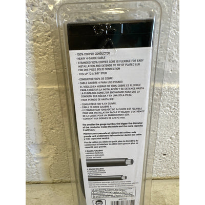 DieHard Battery Cable Side Post 35" Long 4 Gauge For Positive/Negative Terminals