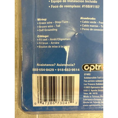 Optronics Universal Submersible Passenger Side Over 80" Combination Tail Light