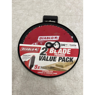 20-Pack DIABLO 6-1/2in. x 24-Teeth Framing Circular Saw Blade for Wood NEW