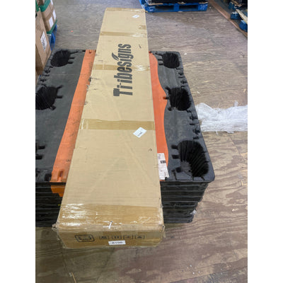 Tribesigns 2-Tier Console Table 70.8" Sofa Table Hallway Table, Open Shelf, Gray