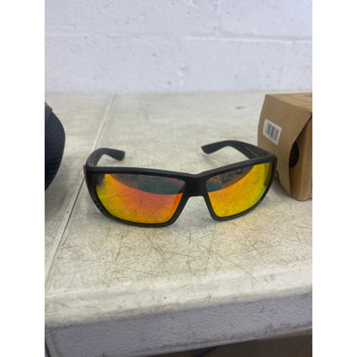 Costa Men's Sunglasses Tuna Alley 580 Polarized Orange Lens with Hard Case/Wipe