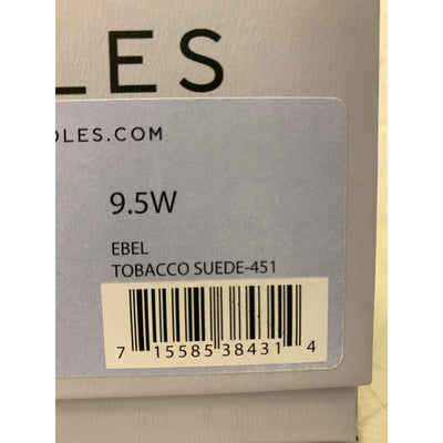 Aerosoles Shoes Ebel Women's Mid Heel Pump in Brown Genuine Suede 9.5 Wide