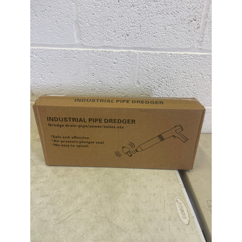 High Pressure Electric Pipe Dredger Plunger Blaster Rechargeable w Attachments