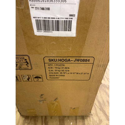 Tribesigns Wood Narrow End Table, Side Table Nightstand w 3-drawers, White