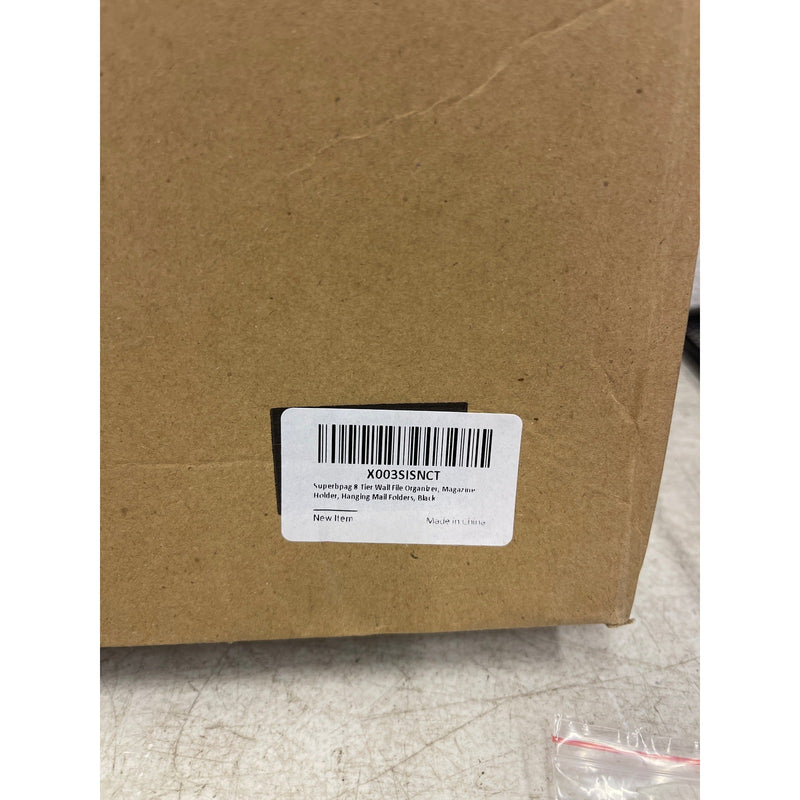 Superbpag Hanging Wall File Organizer 8 Pocket, Wall Mounted, Labeling Stickers