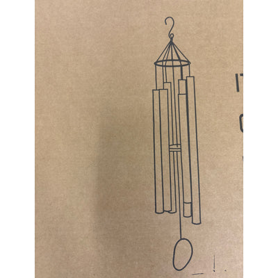 Taman 66" Wind Chime Outside Deep Tone Memorial Sympathy with 6 Tuned Tubes