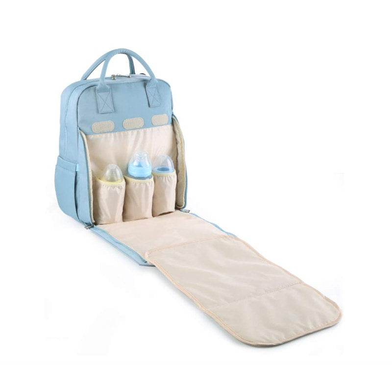 Kehul 20L Diaper Bag, Baby Bag for Travel, Backpack w Zippers Nursing Bag, Teal