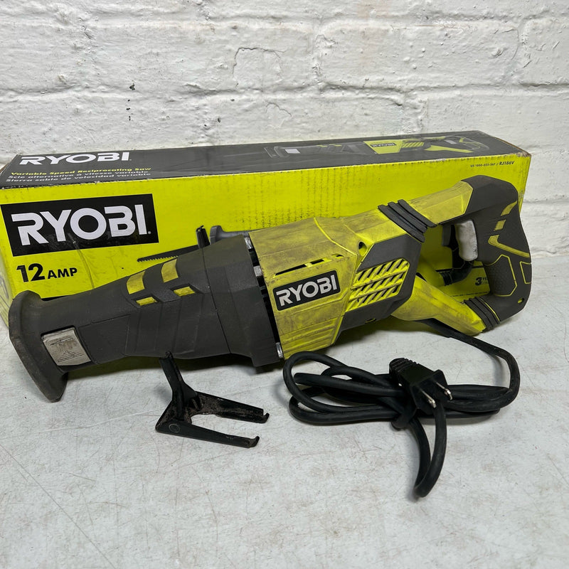 RYOBI 12 Amp Reciprocating Saw, Corded Electric, 3000CPM, SAW ONLY