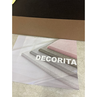 DECORITA Shiplap Felt Wall Panels 23-SqFt Interior Wall Decor, Black 24pcs