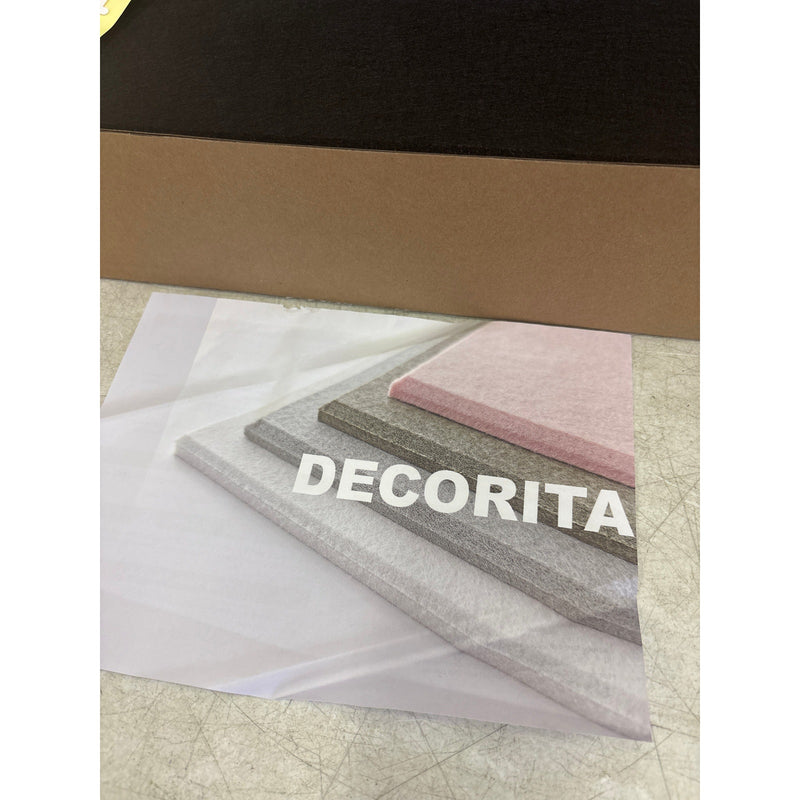 DECORITA Shiplap Felt Wall Panels 23-SqFt Interior Wall Decor, Black 24pcs