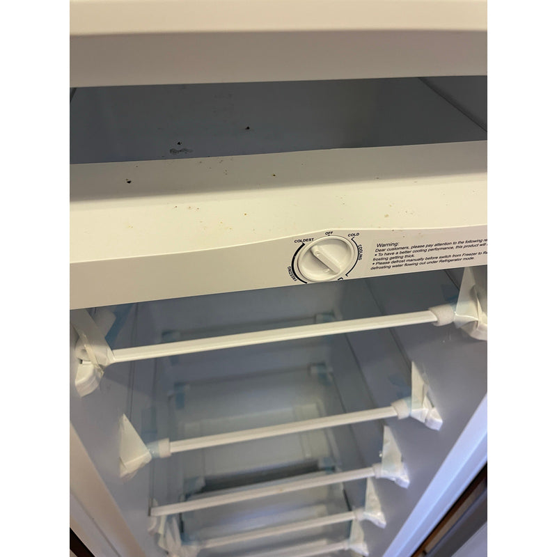 Midea Convertible Upright Freezer/Fridge Single Door Stainless Steel, 6.9 cu. ft