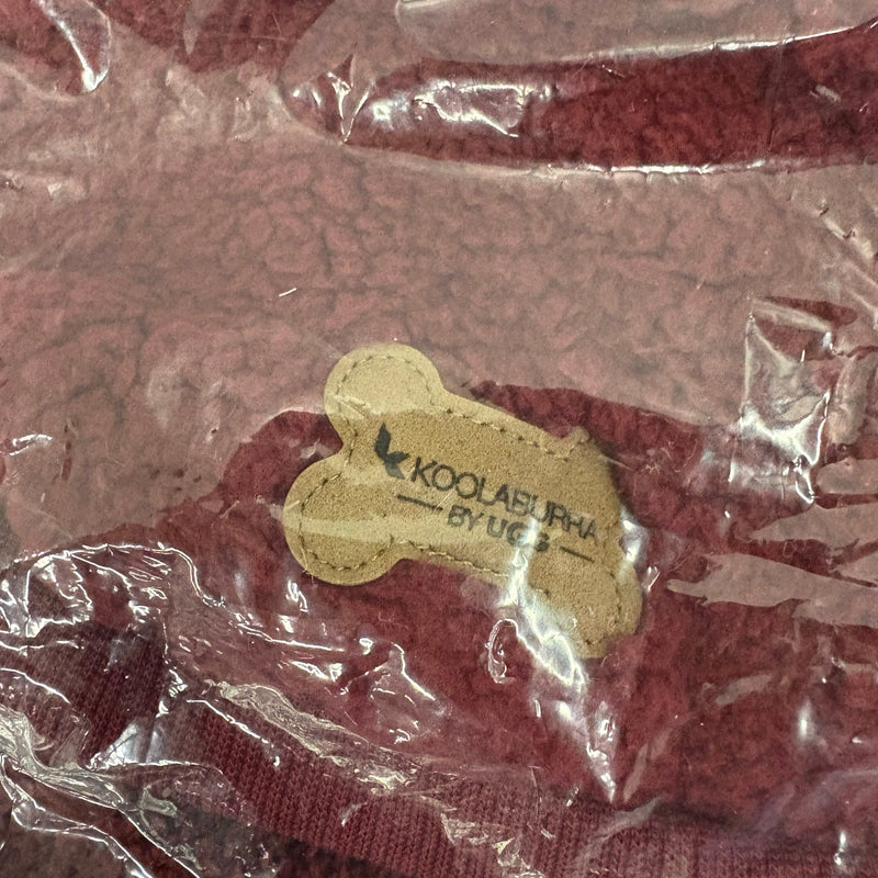 Koolaburra by UGG Pet Maggie Paw Hoodie Dog Jacket w Hood 20-21" Collar, Red XL