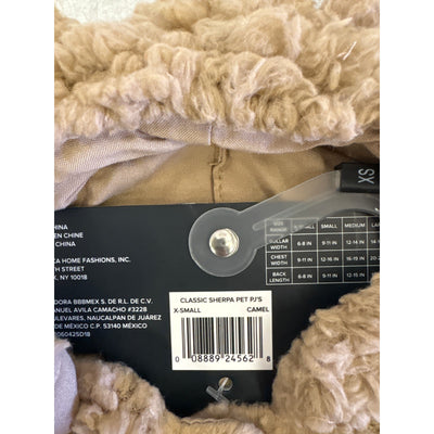 UGG Classic Sherpa Pet PJ's, Hook & Loop Straps, Soft & Cozy, Tan Xtra Small