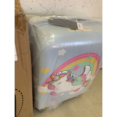 GinzaTravel 3D Cartoon Children's Luggage Trolley Case 20 inch Boys&Girls Blue