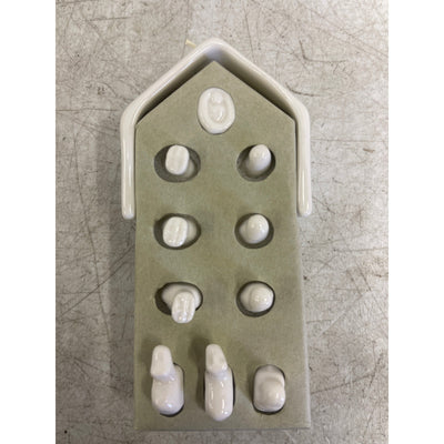 Two's Company 11-Piece Mini Nativity Set in Gift Box - Porcelain Nativity Scene